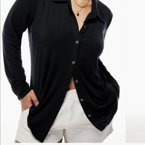 Aritizia Wilfred brand new with tags Jessie long sleeve in black